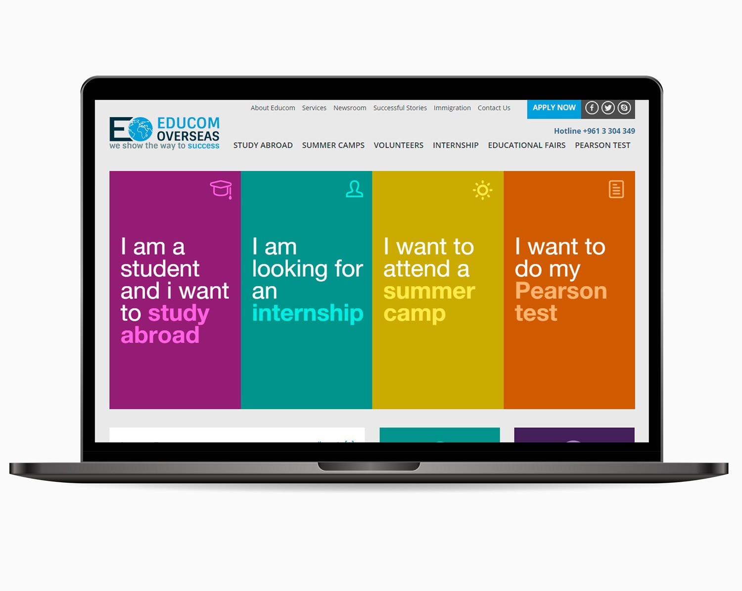 Educom Overseas call to action - We For Media